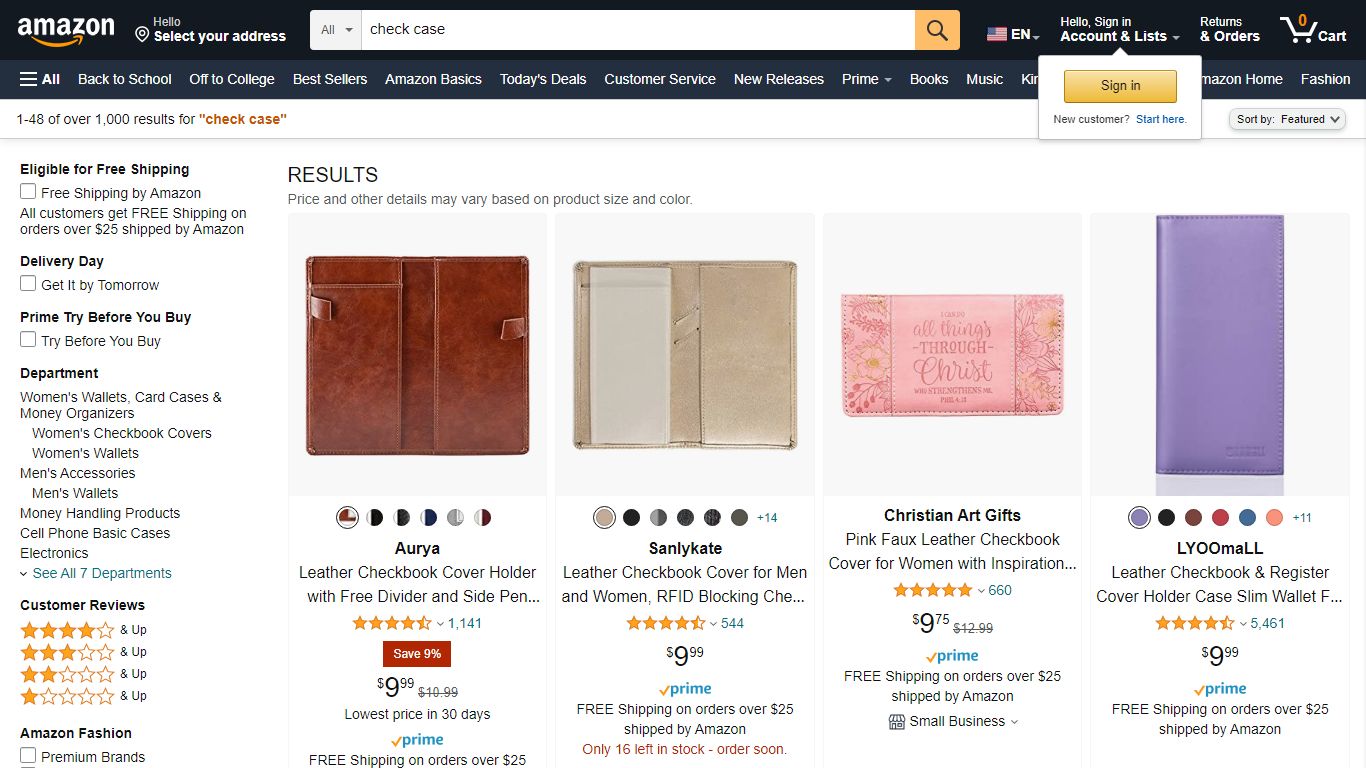 Amazon.com: check case
